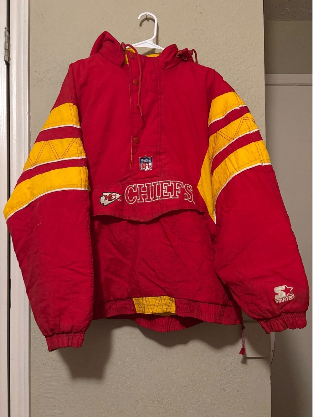 Vintage Kansas City Chiefs NFL Pro Line Starter Pullover Jacket